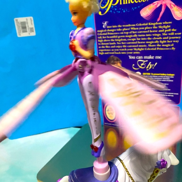 SKYLIGHT CELESTIAL PRINCESS CAROUSEL HORSE LIGHT N’ SOUND MUSIC VTG 1996 WORKS! - Picture 11 of 16